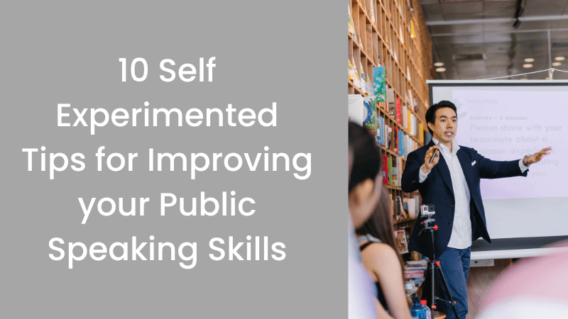 How to improve public speaking skills